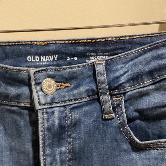 2/$10JEANS -Old Navy Rockstar Super Skinny Jeans for Women Size 2-6 - Picture 3 of 8